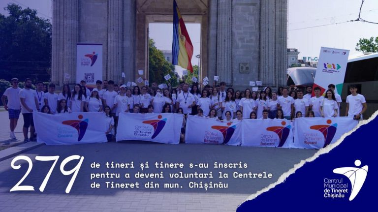 Rezultatele recrutărilor de voluntari la Centrul Municipal de Tineret Chișinău și filialele acestuia!