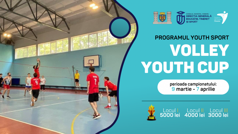 Centrul de Tineret Ciocana a lansat înscrierile la Volley Youth Cup!