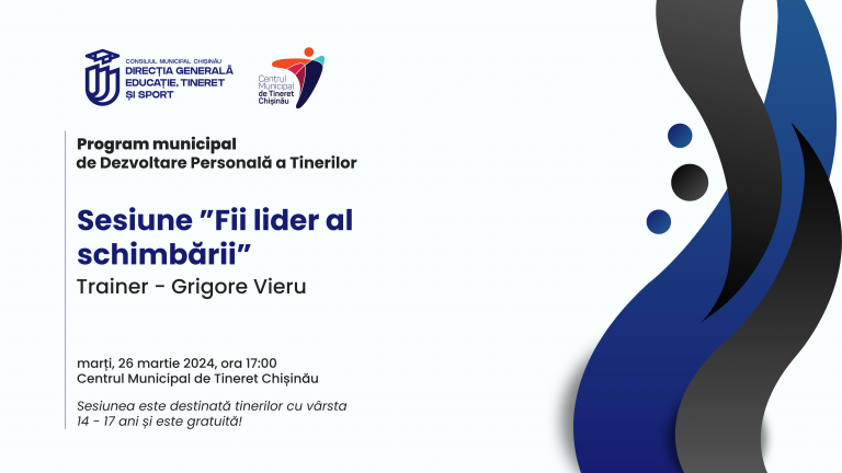 Participă gratuit la un training despre leadership!