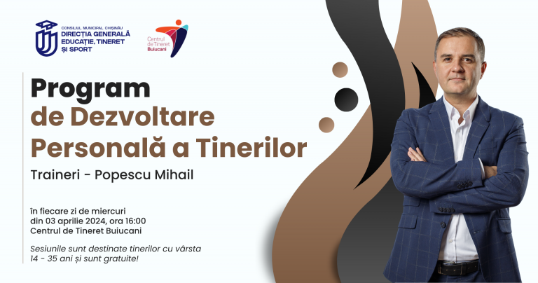 Сессии по тайм-менеджменту в Молодёжном центре Буюканы!