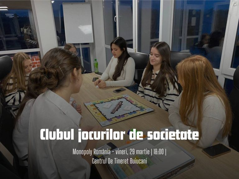 Club de jocuri de societate la Centrul de Tineret Buiucani!