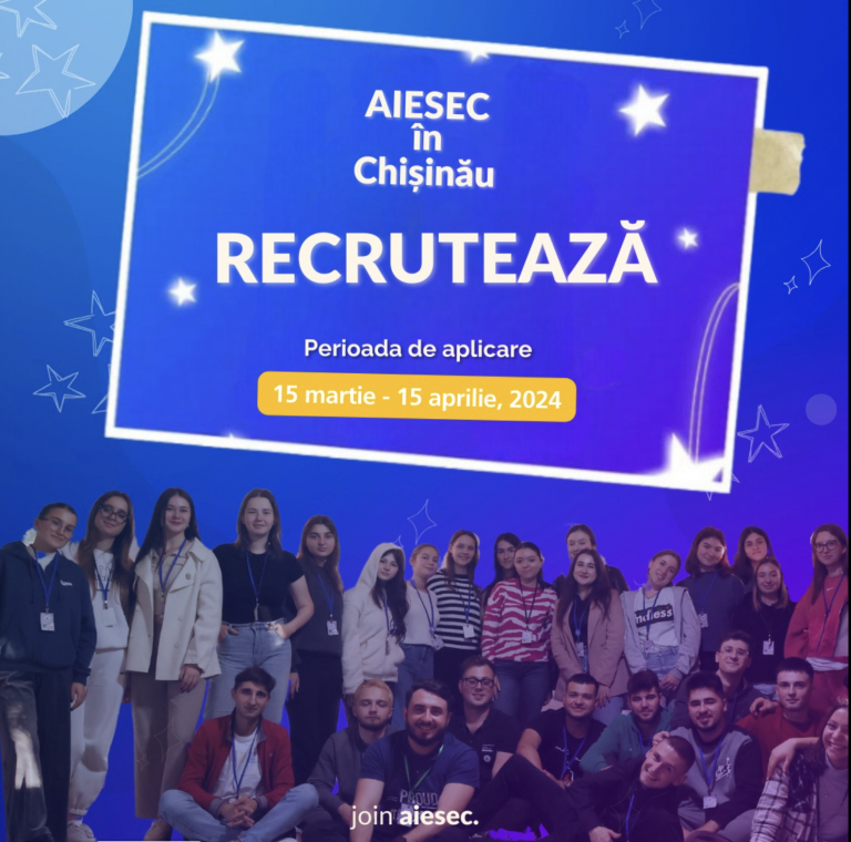 AIESEC în Chișinău recrutează!