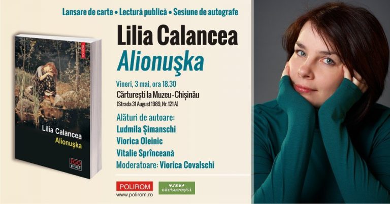 Book Launch at Cărturești: Lilia Calancea presents her novel Alionuska!
