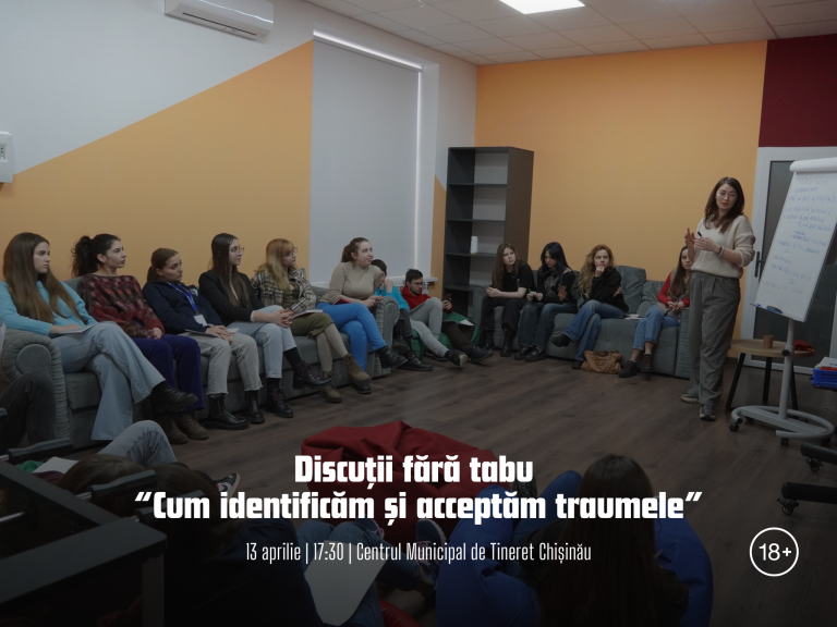 Participă la o nouă sesiune a discuțiilor fără tabu despre traume!