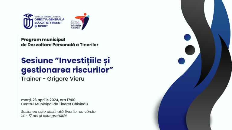 Join a free session on investments! The session is for youth aged 14–17.