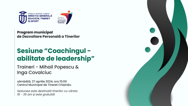 Attend a free session on coaching! The session is for young people aged 18 – 35.