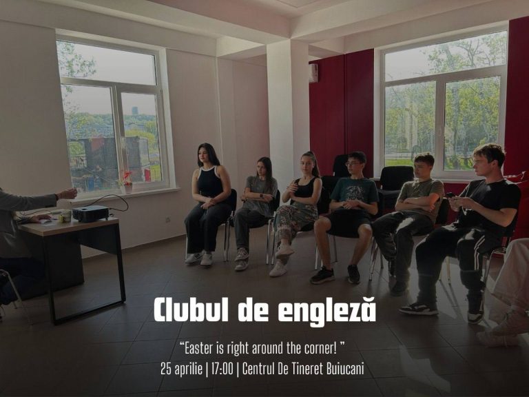 Buiucani Youth Center invites you to the english club