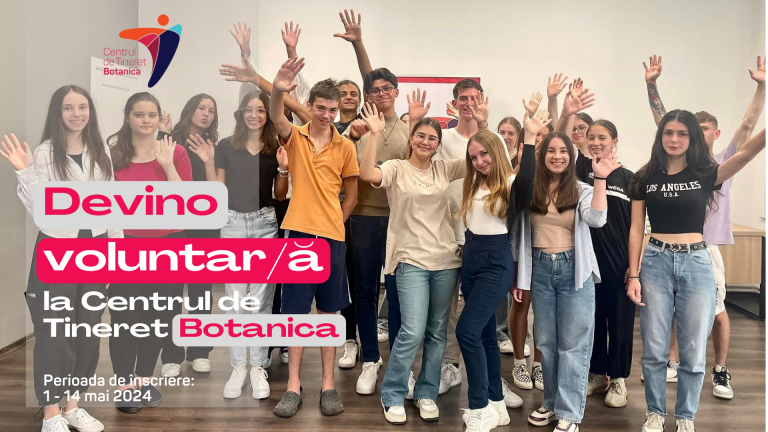 Centrul de Tineret Botanica recrutează voluntari și voluntare!