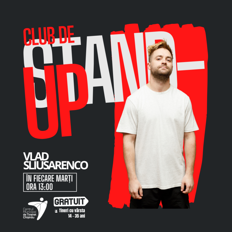 Youth stand-up club launches in Сhișinău! Participation is free!