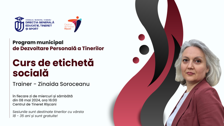 Free sessions on social etiquette at Riscani Youth Centre. See details in the article!