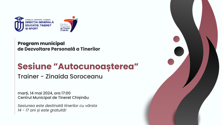 Discover your potential: free self-discovery session for young people in Chisinau!