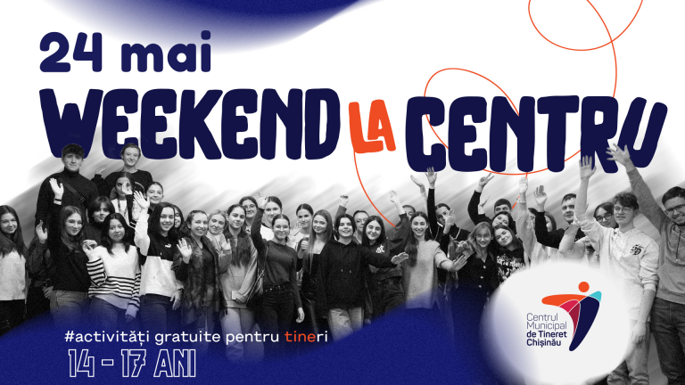 See what activities will be on friday at weekend at the youth centers in chișinău!