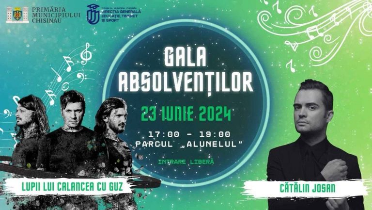 Primăria Chișinău vă invită la „Gala Absolvenților – 2024”!