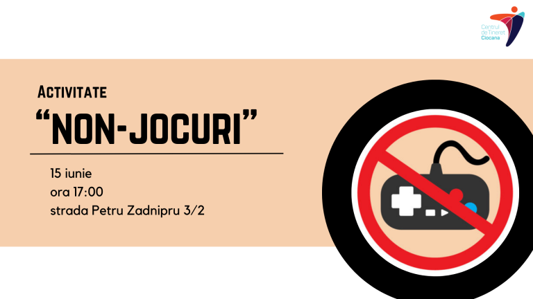 Activitatea „Non Jocuri” la Centrul de Tineret Ciocana