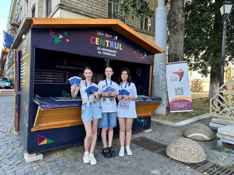 Youth Information Center located on the pedestrian street in Chisinau!