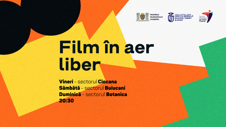 Cinema weekend at the Open Air Film Festival at Chisinau Youth Centers!