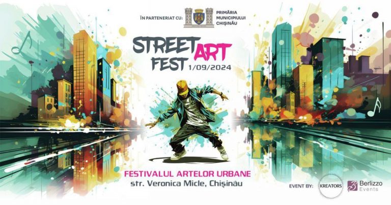 Street Art Fest 2024: O explozie de creativitate în inima Chișinăului!