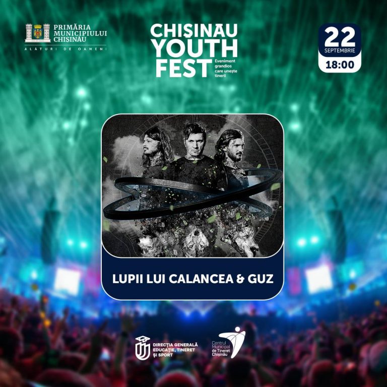 Chișinău Youth Fest 2024: Lupii lui Calancea și Guz vor electriza scena!