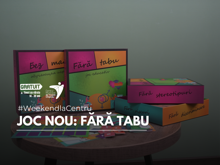 “No Taboo” – New educational game available in Youth Centers in Chisinau
