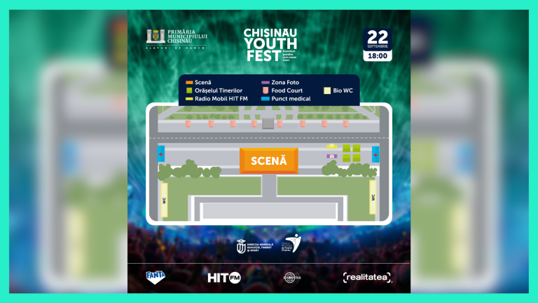 Chisinau Youth Fest 2024: Event map and main attractions