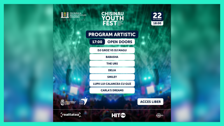 How will artists take to the stage at Chisinau Youth Fest 2024? See details in the article.
