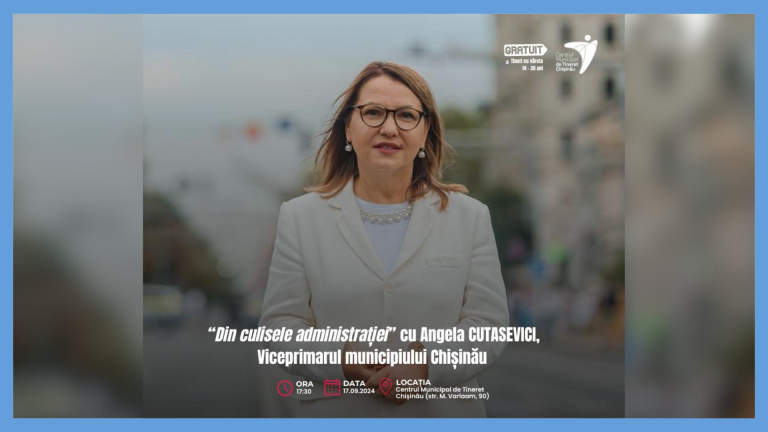 Meeting with Deputy Mayor Angela Cutasevici at the Chisinau Municipal Youth Center: Find out how the city administration works