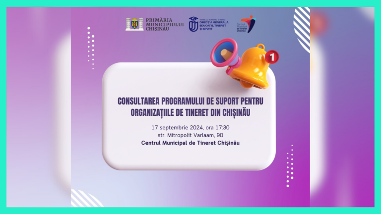 Support Programme for Youth Organizations in Chisinau – Consultation and Presentation