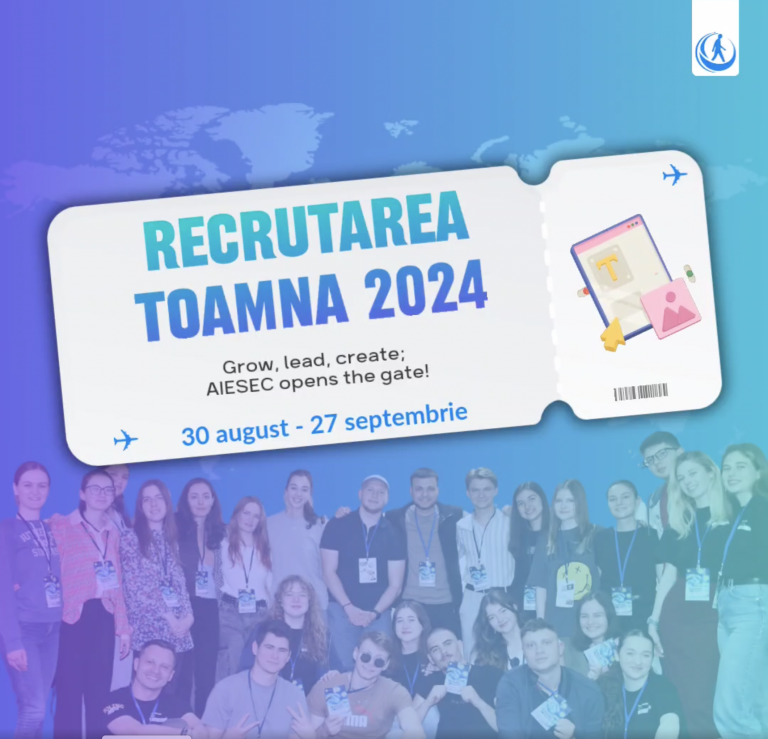 AIESEC Chișinău recrutează membri noi!