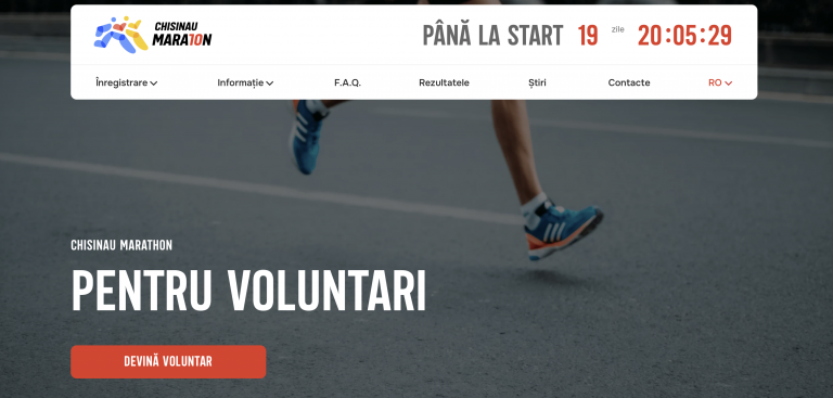 Devino voluntar/ă în cadrul evenimentului Chișinău Maraton 2024!