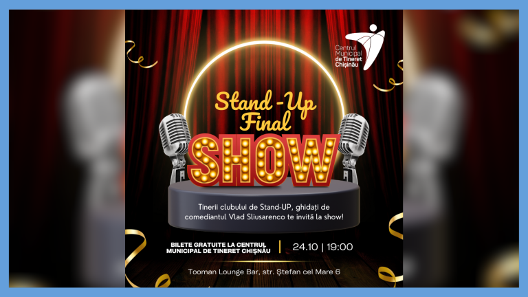 Young comedians invite you to the Stand-Up Final Show on October 24!