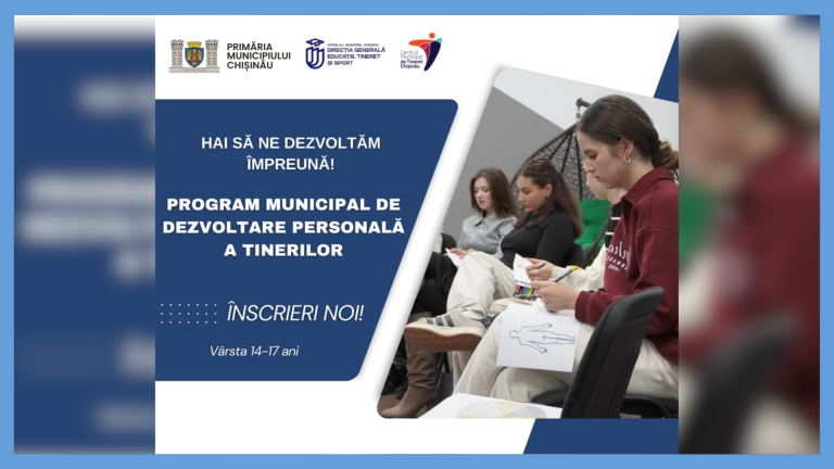 “Discover Your Potential!”: Open registration for the free personal development program for young people aged 14 – 17!