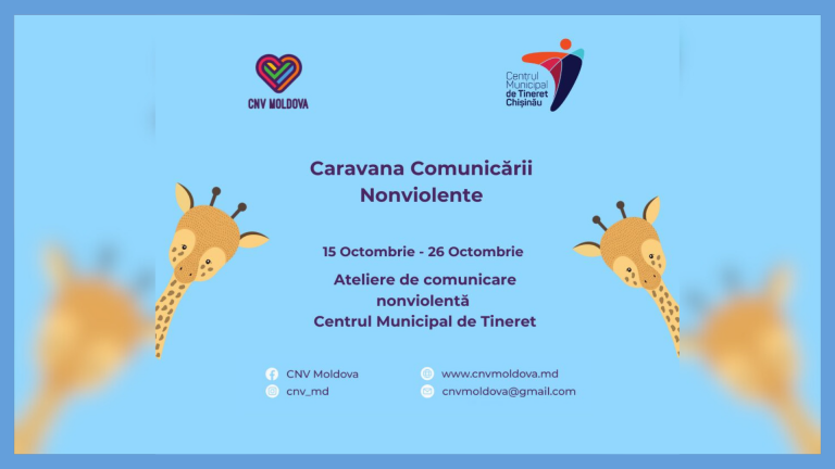 Nonviolent Communication Caravan starts in Chisinau: Free empathy and personal development workshops for young people
