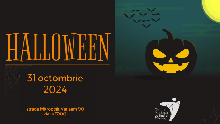 Halloween Carnival at the Chisinau Municipal Youth Center: Fun, Contests and Prizes on October 31