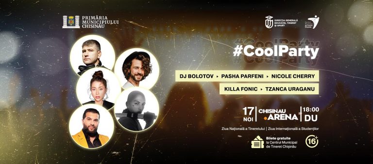 #CoolParty 2024: Fire evening at Arena Chisinau with top artists and free entry
