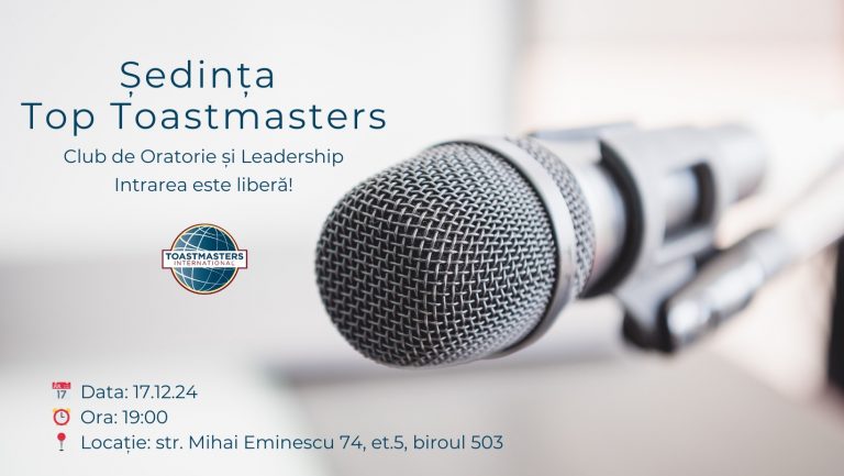 Become a word leader at the Top Toastmasters Chisinau special session! See details in the article.