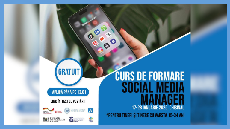 Free Social Media Marketing Course in Chisinau: Learn a practical job and start earning money!