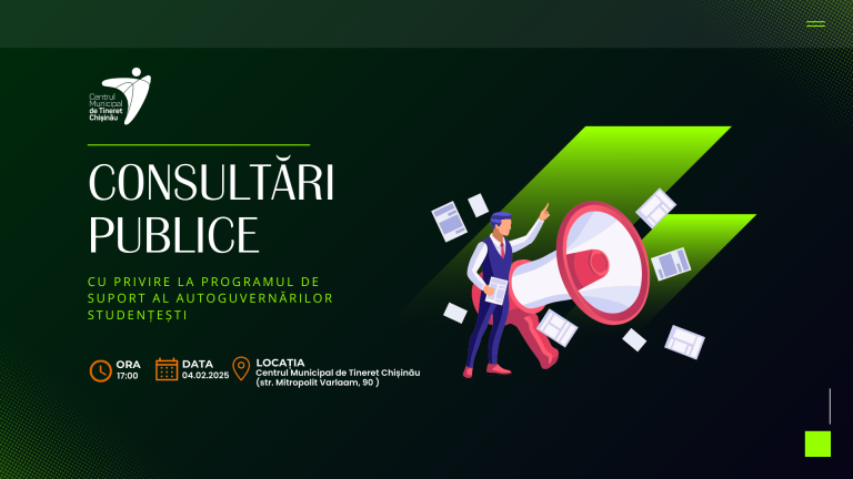 Consultări publice pentru Programul de suport al organizațiilor studențești de autoguvernanță la Chișinău