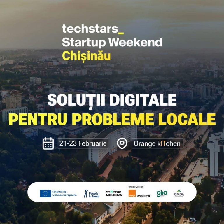 Techstars_ Startup Weekend: Soluții Digitale pentru Probleme Locale – Oportunitatea de a contribui la viitorul Chișinăului   