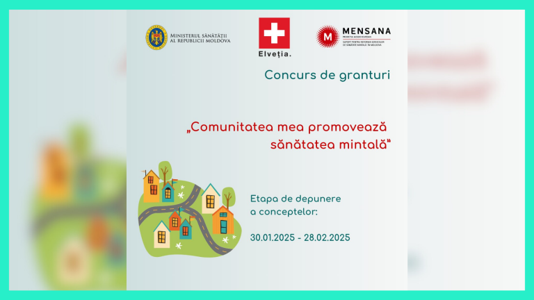 Concurs de granturi pentru promovarea sănătății mintale în comunități: MENSANA oferă sprijin financiar proiectelor locale