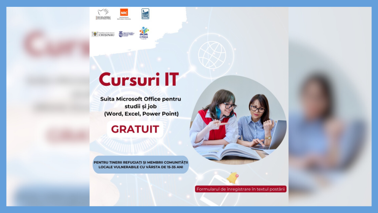 FREE IT course for young refugees and people from vulnerable communities (15-35 years old)!   