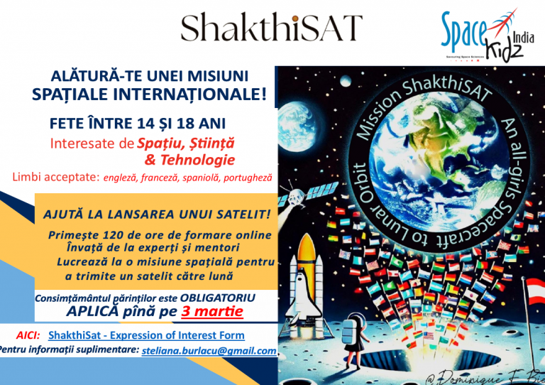 ShakthiSAT: 12,000 girls from 108 countries will build a satellite to orbit the Moon. See how you can apply