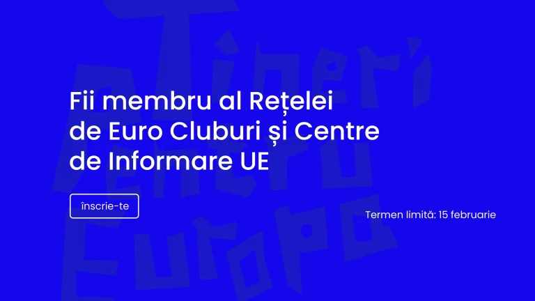 Join the Network of Euro Clubs and EU Information Centres – Be part of the largest community of young promoters of the European Union in Moldova   