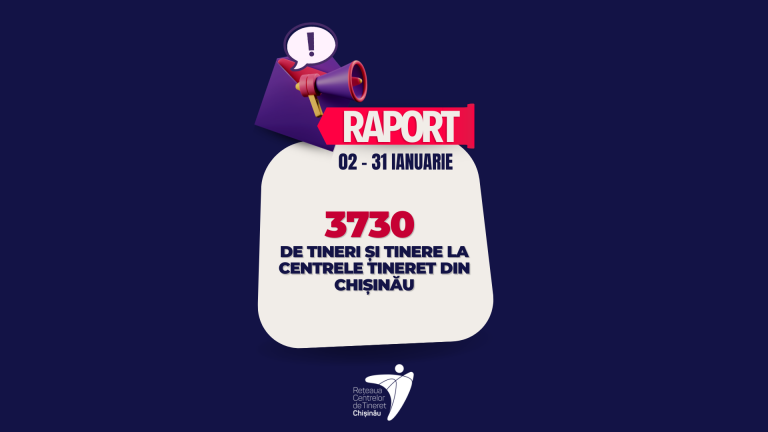 Chisinau Youth Centers attract more and more young people: over 3,700 visits in January