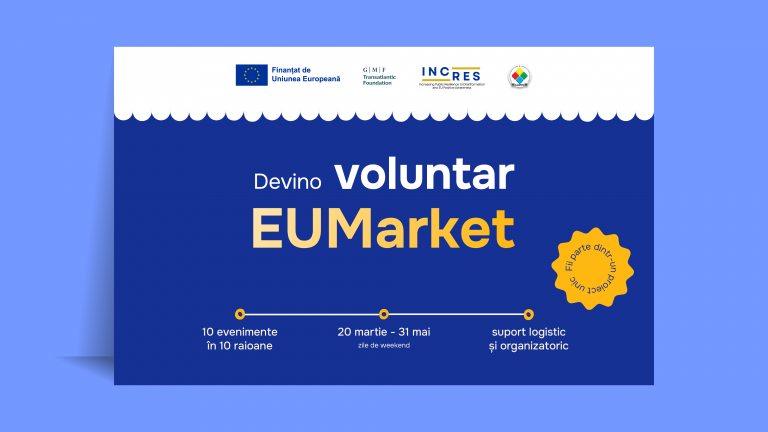 Devino voluntar EUMarket: Fii parte dintr-un proiect unic pentru democrație și informare corectă