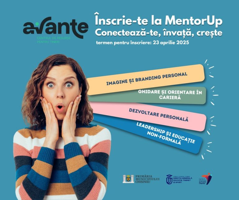 MentorUp – the program that connects young people with professionals and development opportunities. Sign up by April 23