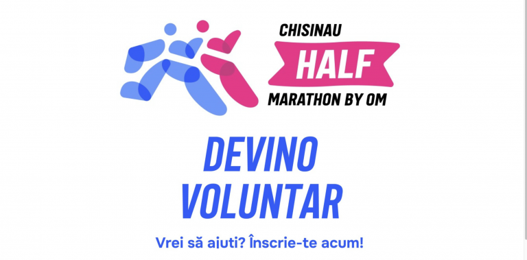 Chișinău Half Marathon 2025 caută voluntari: Tinerii sunt invitați să se alăture uneia dintre cele mai mari competiții sportive din capitală