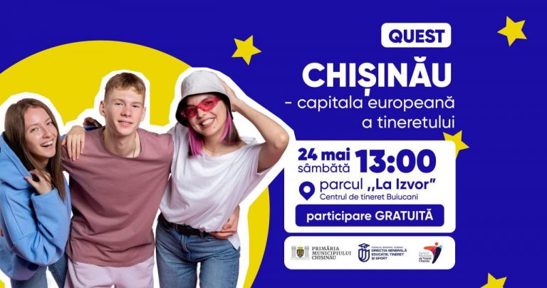 City Quest „Capitala Europeană a Tineretului 2028” — Chișinăul devine teren de aventură pentru tineri