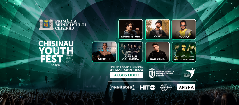 Chișinău Youth Fest 2025: Poate nu știi numele lor, dar cu siguranță le-ai fredonat piesele
