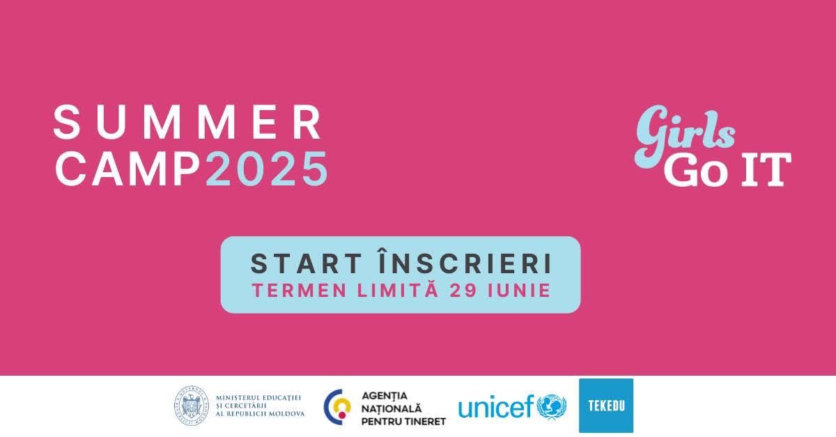 Applications Are Now Open for GirlsGoIT Summer Camp 2025 – Young Women Passionate About IT Are Encouraged to Apply